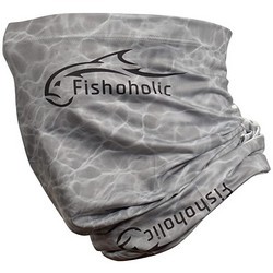 FISHOLIC NECK GAITER GREY CAMO